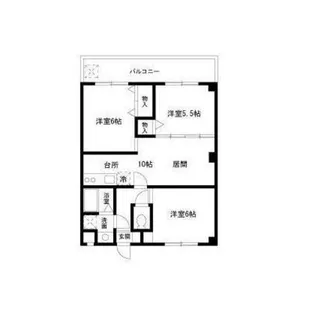 サンレジデンス【2階】の間取り