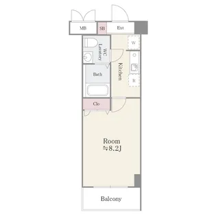 イーリス ネオ【5階】の間取り