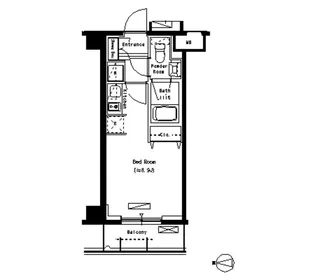 パークアクシス蒲田壱番館【7階】の間取り