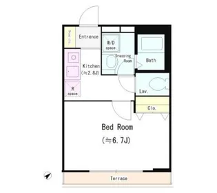 シュールメゾン戸塚【1階】の間取り