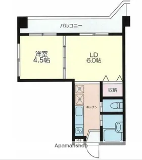 神奈川県横浜市西区浅間町1丁目【マンション】の間取り