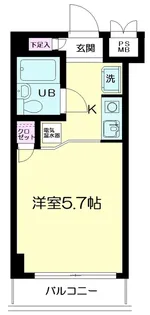 日神パレステージ鶴ヶ峰【3階】の間取り