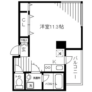 ビーヴァリー北【5階】の間取り
