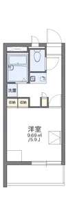 レオパレス小町A【2階】の間取り