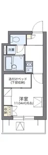 レオパレスシェル都Ⅲ【4階】の間取り