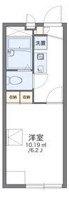 レオパレスソレイユⅡ【210号室】の間取り