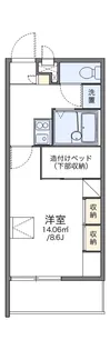 レオパレスサンブリッジⅣ【1階】の間取り