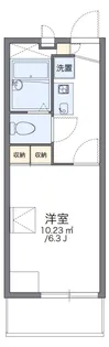レオパレスヒューゲル参番館【4階】の間取り