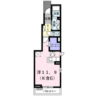 ミオ スタンツァ【1階】の間取り