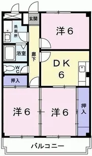 メルセラージュ【3階】の間取り