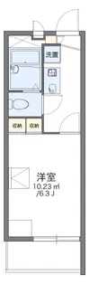 レオパレス陽光【3階】の間取り
