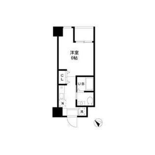 ドゥシェルI【6階】の間取り