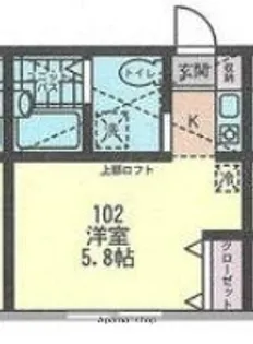 プラナス妙蓮寺Ⅲ【1階】の間取り