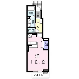 グリーンヒルズ大澤E【1階】の間取り