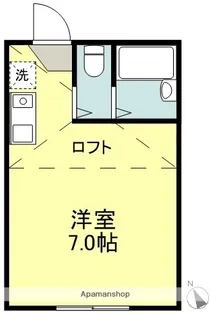 フロントフィールド中幸町【2階】の間取り