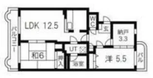 ベルヴェデーレII【3階】の間取り