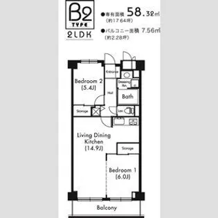 プライムアーバン武蔵小杉comodo【3階】の間取り