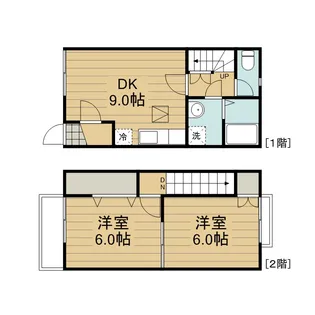 サクドーレ湘南【106号室】の間取り