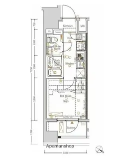 LOG川崎駅前【3階】の間取り
