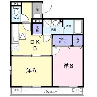 エクサージュ【1階】の間取り