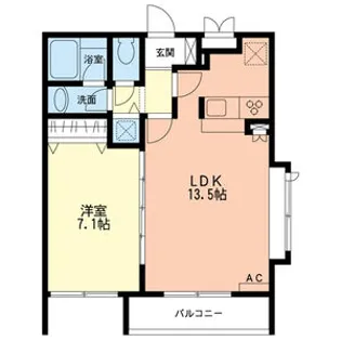 VENT VERT【301号室】の間取り