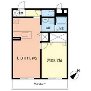 CREA湘南【3階】の間取り
