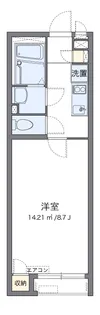 クレイノCHARISSE【1階】の間取り