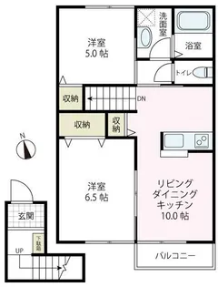 パルク・フルール B棟【201号室号室】の間取り