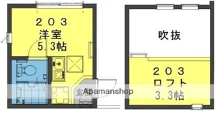 ピアチェーレ菊名【2階】の間取り