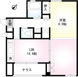 セゾンドルフ 柊【1階】の間取り