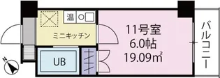 ベルビー川崎【2階】の間取り