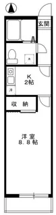 コートヴィアーレ【1階】の間取り