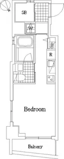 ザ・レジデンス・オブ・トーキョーTY16【4階】の間取り