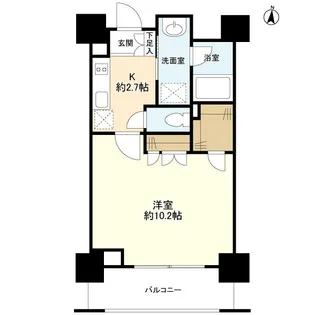 スタイリオ蒲田【10階】の間取り