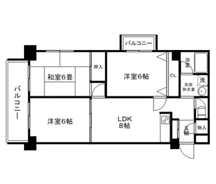 メゾン・ムラセ【603号室】の間取り