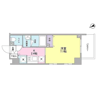 スタイリオ元住吉【7階】の間取り