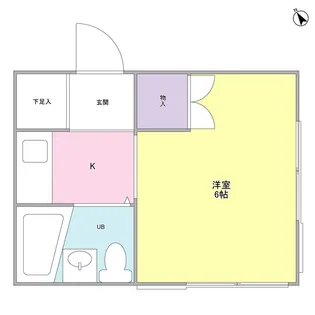 フェリース綱島【1階】の間取り
