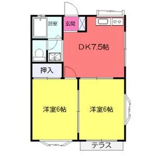 はうす雅【1階】の間取り