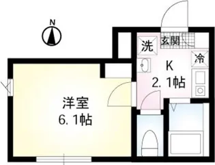 コンフォート川崎【3階】の間取り