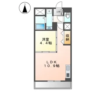 アルテミス湘南海岸【1階】の間取り