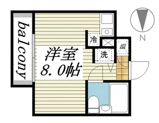 メゾン・ド・オルネ【2階】の間取り