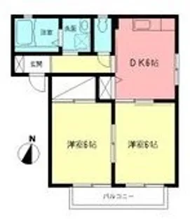 シティ パル【1階】の間取り