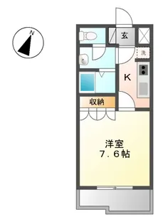 フローラーリア湘南【2階】の間取り