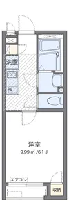 クレイノ杉山Ⅳ【2階】の間取り