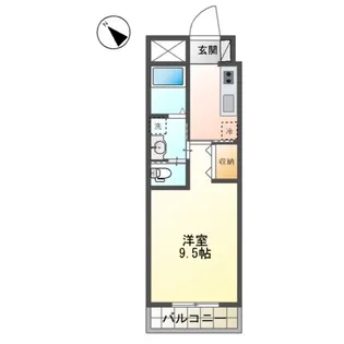メルベーユ・ラヴィ【1階】の間取り