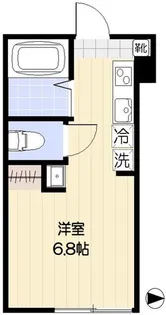 ベルビューアベニュー元住吉【1階】の間取り