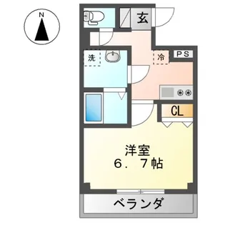 グランドゥマール水引【1階】の間取り