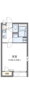 クレイノパルテドール【1階】の間取り