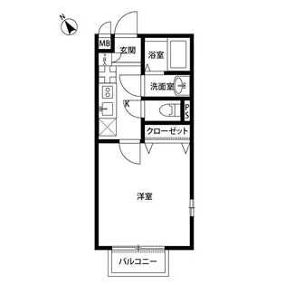 アムール 岡﨑【2階】の間取り