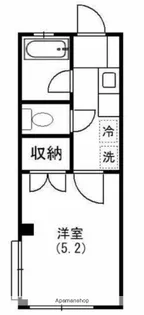 恩名第三ビル【3階】の間取り